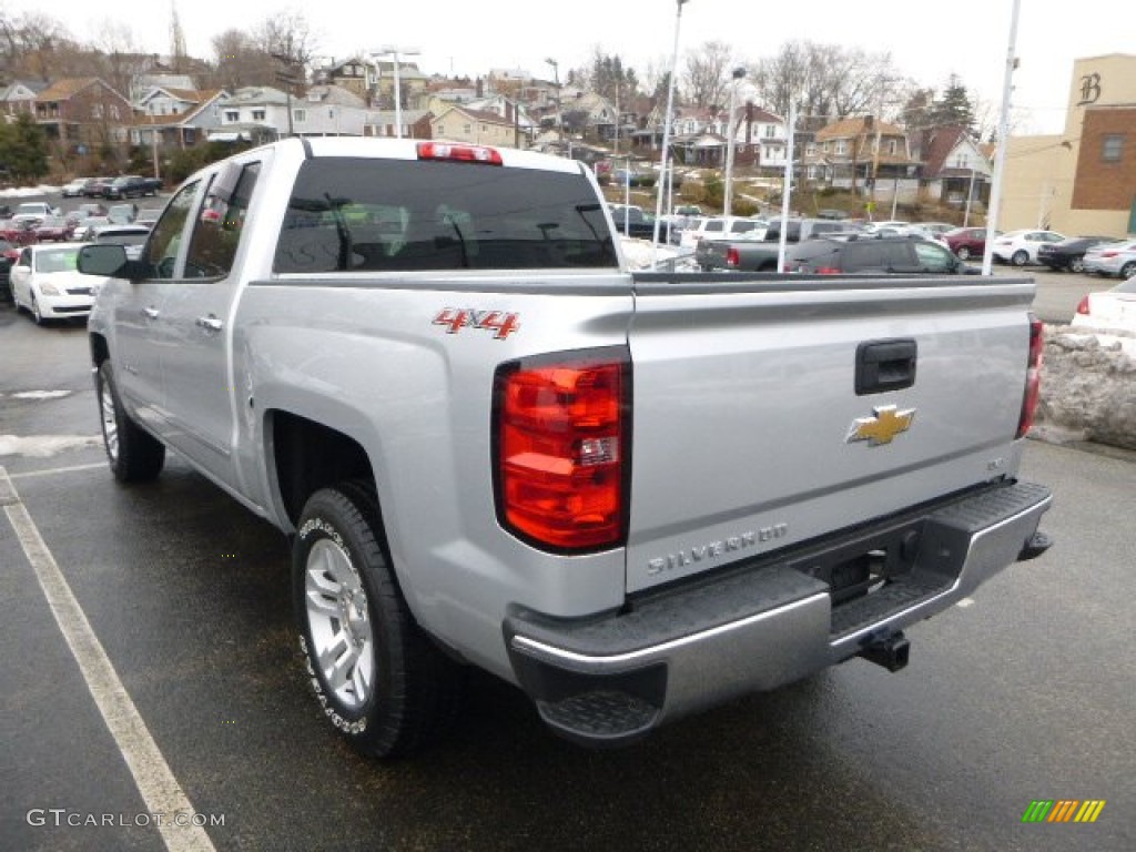 2014 Silverado 1500 LTZ Crew Cab 4x4 - Silver Ice Metallic / Jet Black photo #5