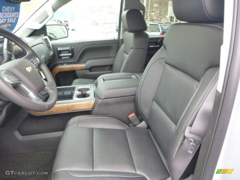 2014 Silverado 1500 LTZ Crew Cab 4x4 - Silver Ice Metallic / Jet Black photo #10