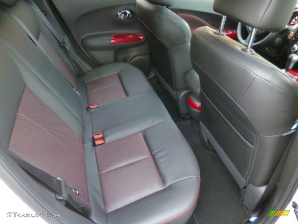 Black/Red Interior 2014 Nissan Juke SL AWD Photo #90785871