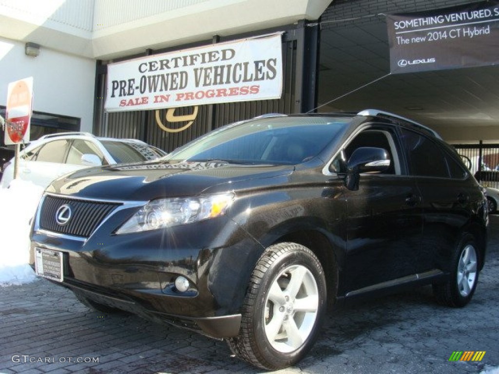 2011 RX 350 AWD - Obsidian Black / Black photo #1