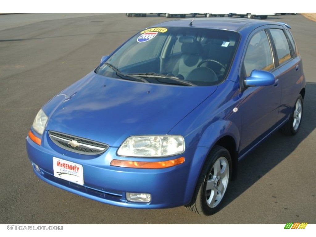 2006 Aveo LT Hatchback - Bright Blue / Charcoal photo #2