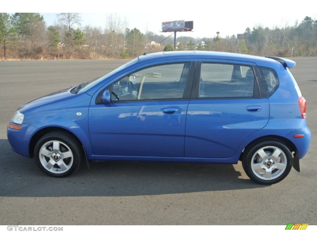 2006 Aveo LT Hatchback - Bright Blue / Charcoal photo #3