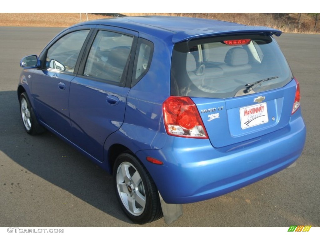2006 Aveo LT Hatchback - Bright Blue / Charcoal photo #4