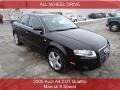 Brilliant Black 2005 Audi A4 2.0T quattro Sedan