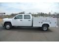  2014 Silverado 3500HD WT Crew Cab Utility Truck Summit White