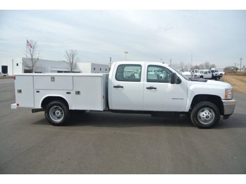 2014 Chevrolet Silverado 3500HD WT Crew Cab Utility Truck Data, Info and Specs