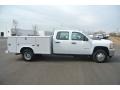  2014 Silverado 3500HD WT Crew Cab Utility Truck Summit White