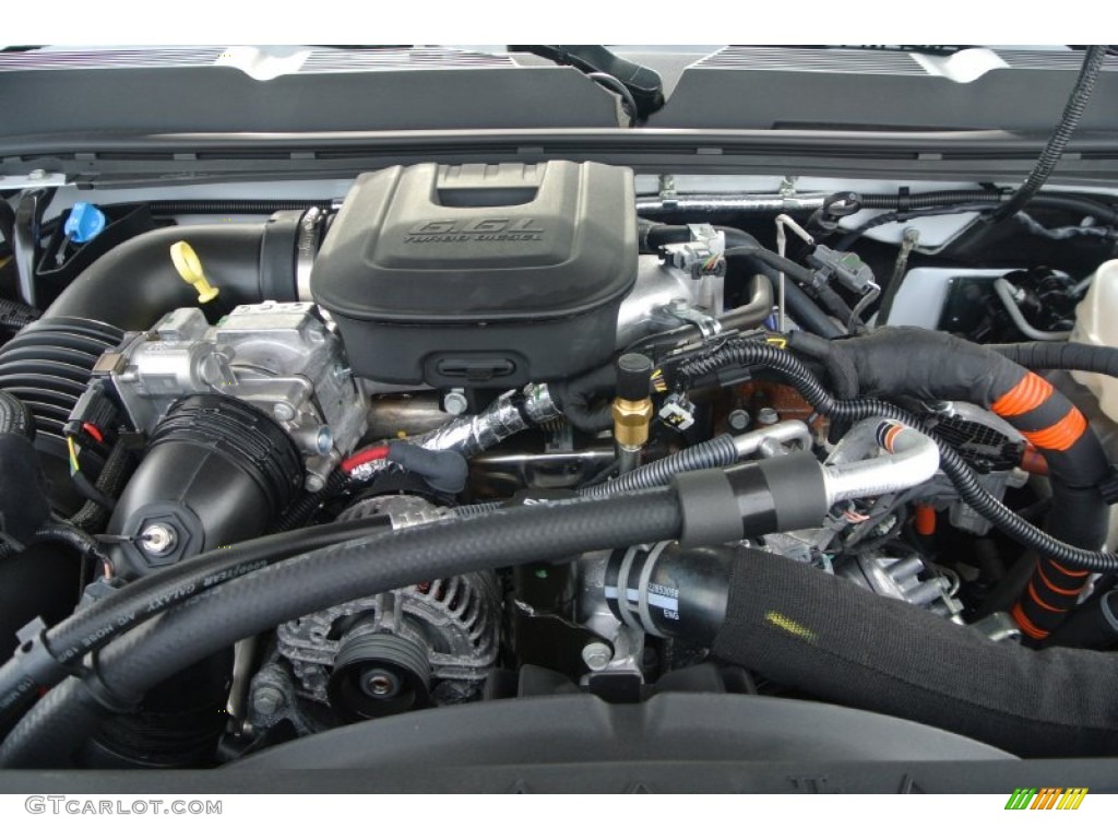 2014 Chevrolet Silverado 3500HD WT Crew Cab Utility Truck Engine Photos