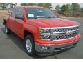 Victory Red - Silverado 1500 LT Crew Cab 4x4 Photo No. 1