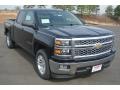 2014 Black Chevrolet Silverado 1500 LT Crew Cab  photo #1