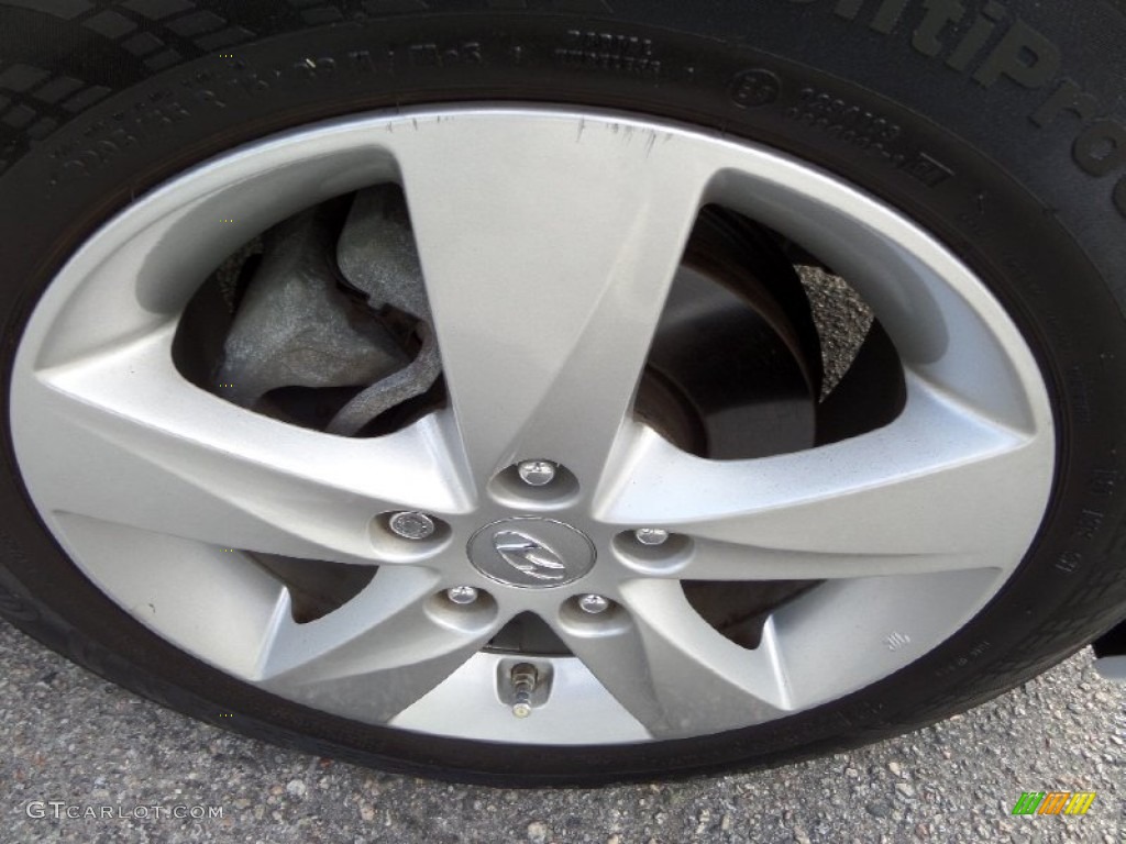 2012 Elantra GLS - Shimmering White / Beige photo #6