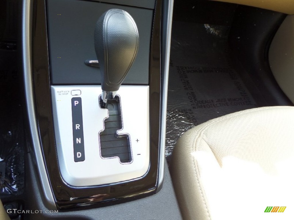 2012 Elantra GLS - Shimmering White / Beige photo #18