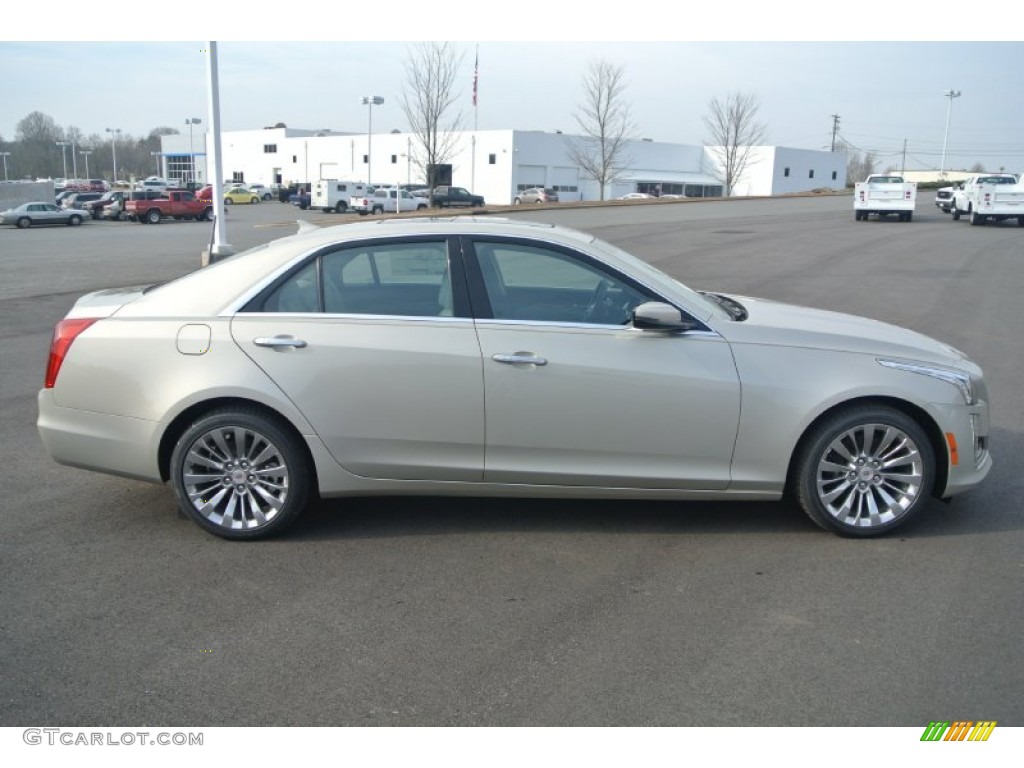 Silver Coast Metallic 2014 Cadillac CTS Luxury Sedan Exterior Photo #90789079