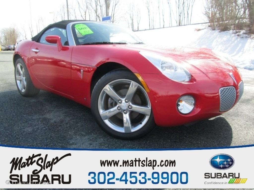 2007 Solstice Roadster - Aggressive Red / Ebony photo #1