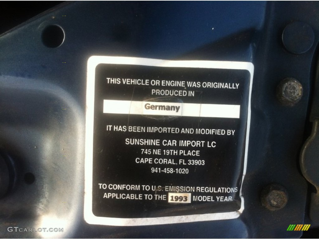 1993 S Class 600 SEL - Deep Blue / Parchment photo #13