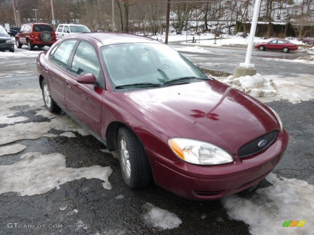Merlot Pearl Clearcoat 2005 Ford Taurus SEL Exterior Photo #90791987