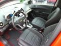 2014 Chevrolet Sonic RS Jet Black Interior Prime Interior Photo