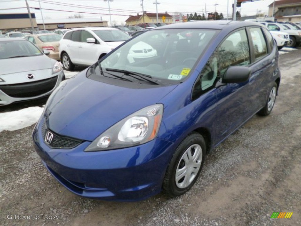 2011 Fit  - Vortex Blue Pearl / Gray photo #3