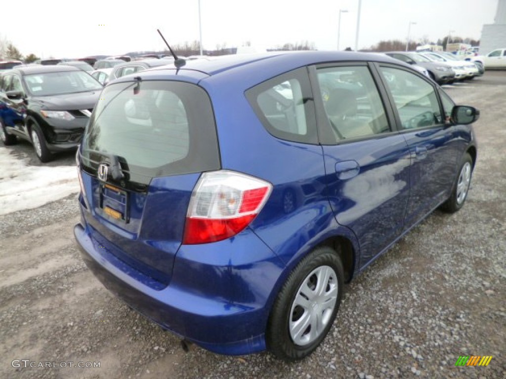 2011 Fit  - Vortex Blue Pearl / Gray photo #11