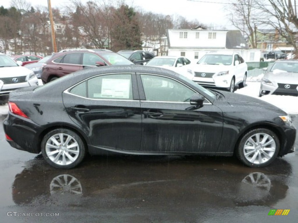 2014 IS 250 AWD - Obsidian Black / Black photo #5