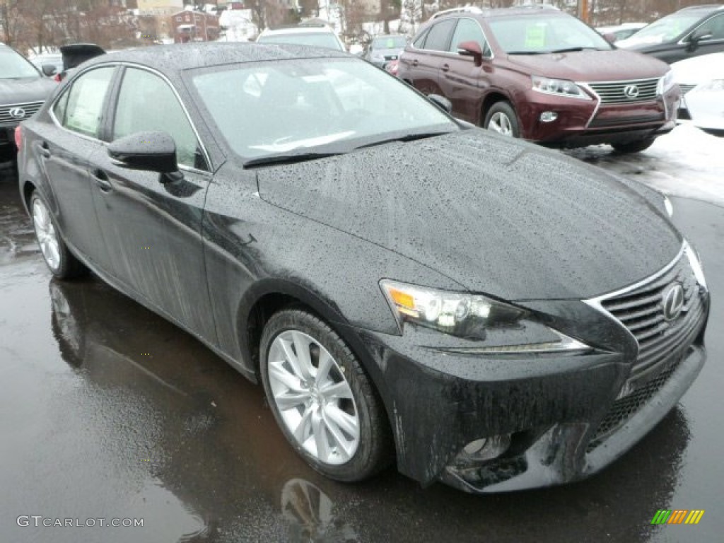 2014 IS 250 AWD - Obsidian Black / Black photo #6