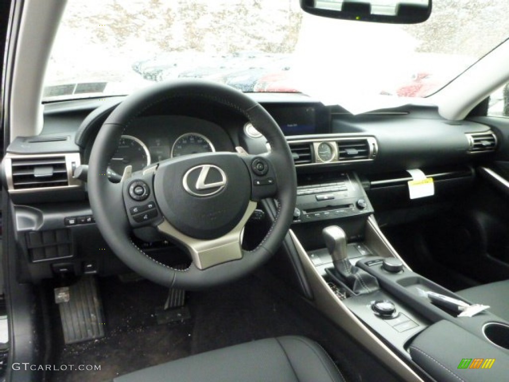 2014 IS 250 AWD - Obsidian Black / Black photo #12