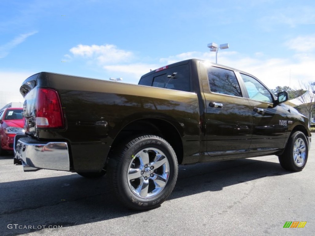 2014 1500 Big Horn Crew Cab - Black Gold Pearl Coat / Canyon Brown/Light Frost Beige photo #3