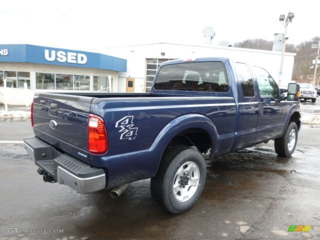 2014 F250 Super Duty XLT SuperCab 4x4 - Blue Jeans Metallic / Steel photo #8