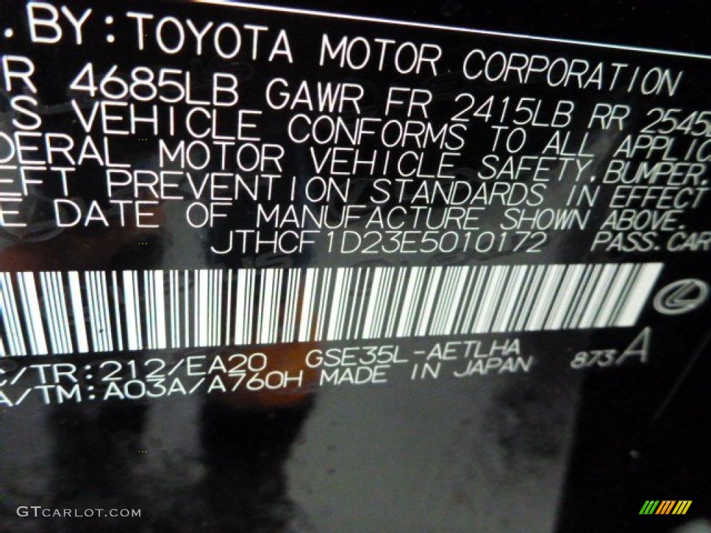 2014 IS 250 AWD - Obsidian Black / Black photo #14