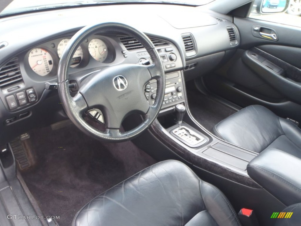 Ebony Interior 2003 Acura TL 3.2 Type S Photo #90794440