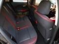 2014 Nissan Juke Black/Red Interior Rear Seat Photo