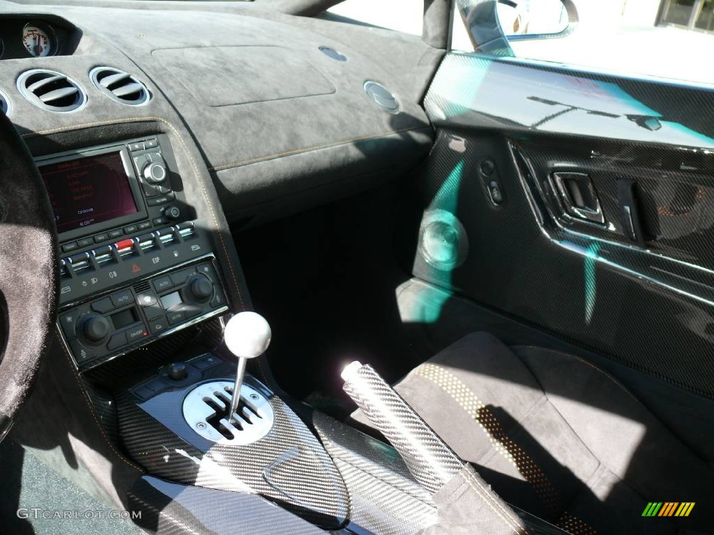 Nero Perseus Interior 2008 Lamborghini Gallardo Superleggera Photo #907949