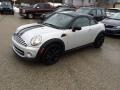 2013 White Silver Metallic Mini Cooper Coupe  photo #1