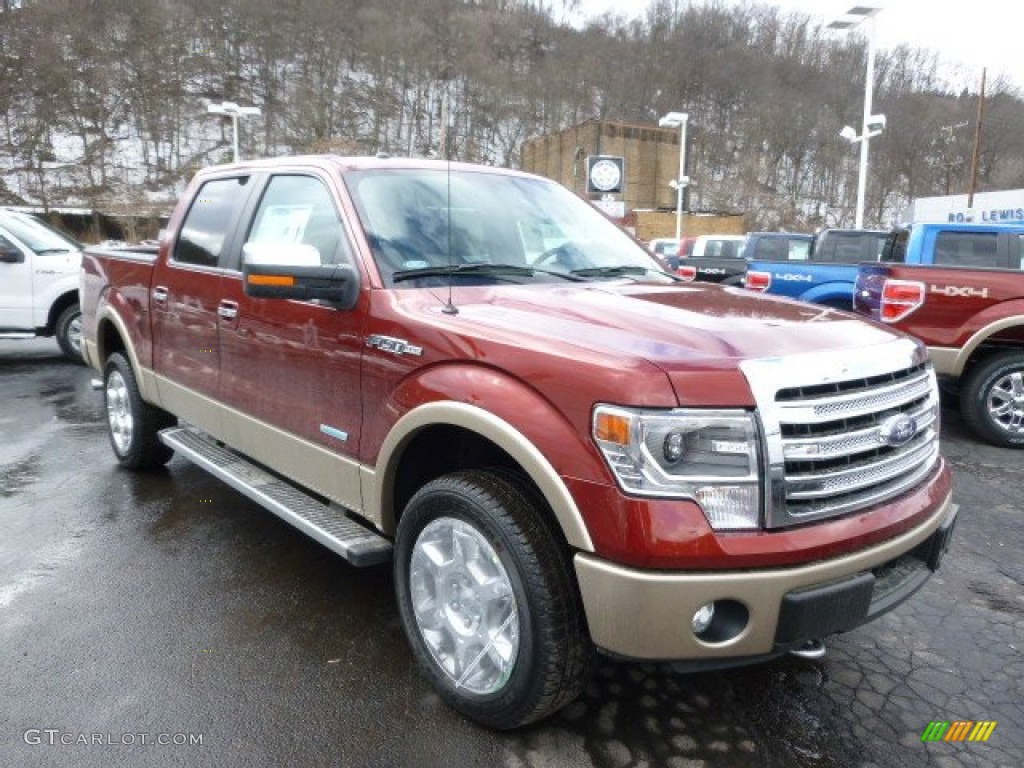 2014 F150 Lariat SuperCrew 4x4 - Sunset / Pale Adobe photo #2