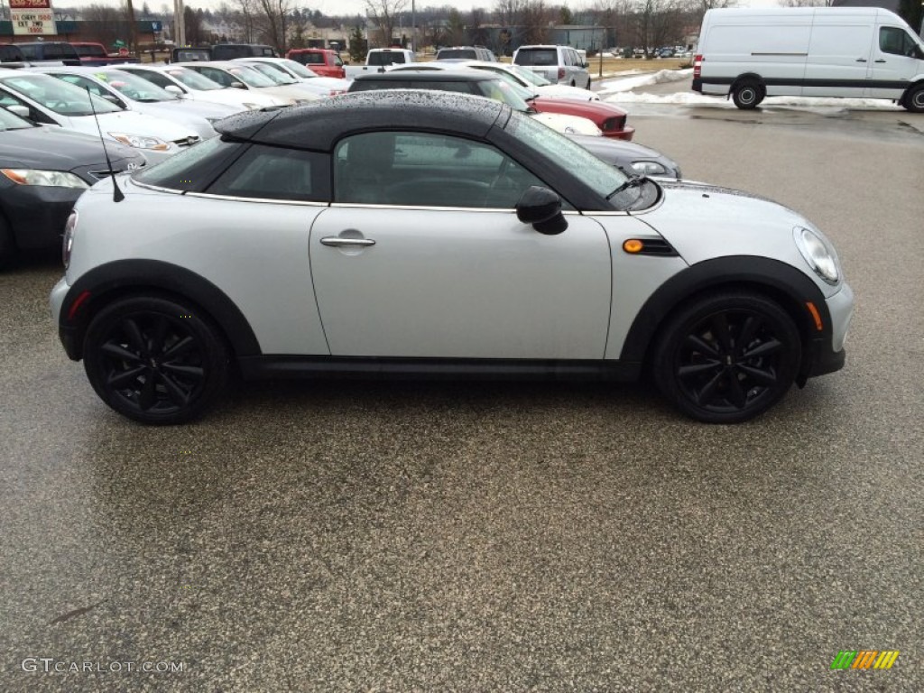 White Silver Metallic 2013 Mini Cooper Coupe Exterior Photo #90795249
