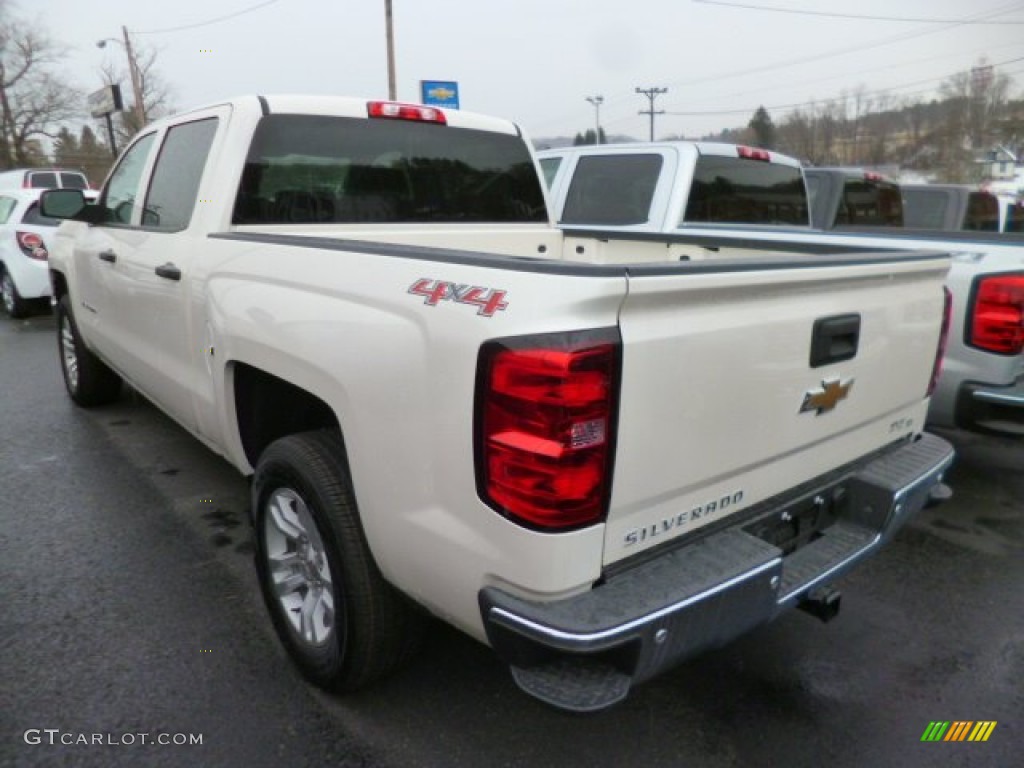 2014 Silverado 1500 LT Crew Cab 4x4 - White Diamond Tricoat / Jet Black photo #4