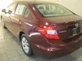 Crimson Pearl - Civic LX Sedan Photo No. 10