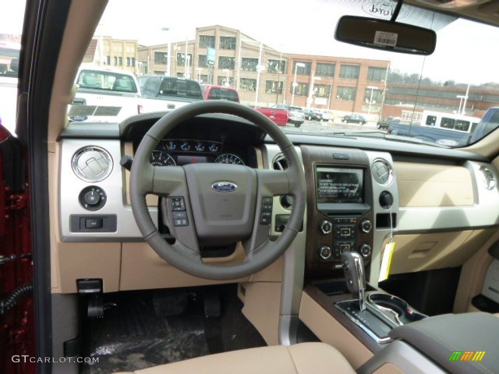 2014 F150 Lariat SuperCrew 4x4 - Sunset / Pale Adobe photo #14