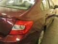 Crimson Pearl - Civic LX Sedan Photo No. 12