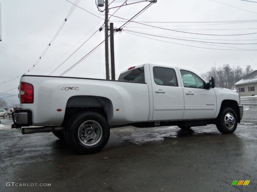 2014 Silverado 3500HD LTZ Crew Cab 4x4 Dual Rear Wheel - Summit White / Ebony photo #2