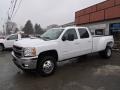 2014 Summit White Chevrolet Silverado 3500HD LTZ Crew Cab 4x4 Dual Rear Wheel  photo #7