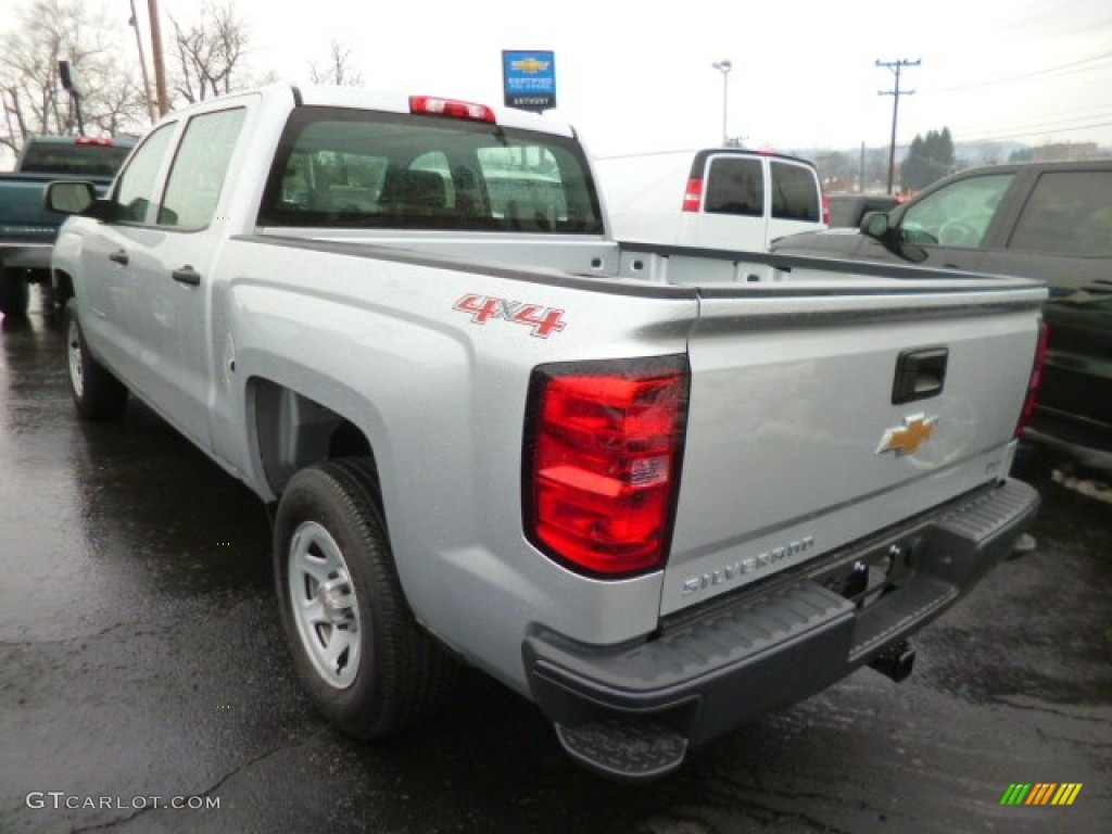 2014 Silverado 1500 WT Crew Cab 4x4 - Silver Ice Metallic / Jet Black/Dark Ash photo #5