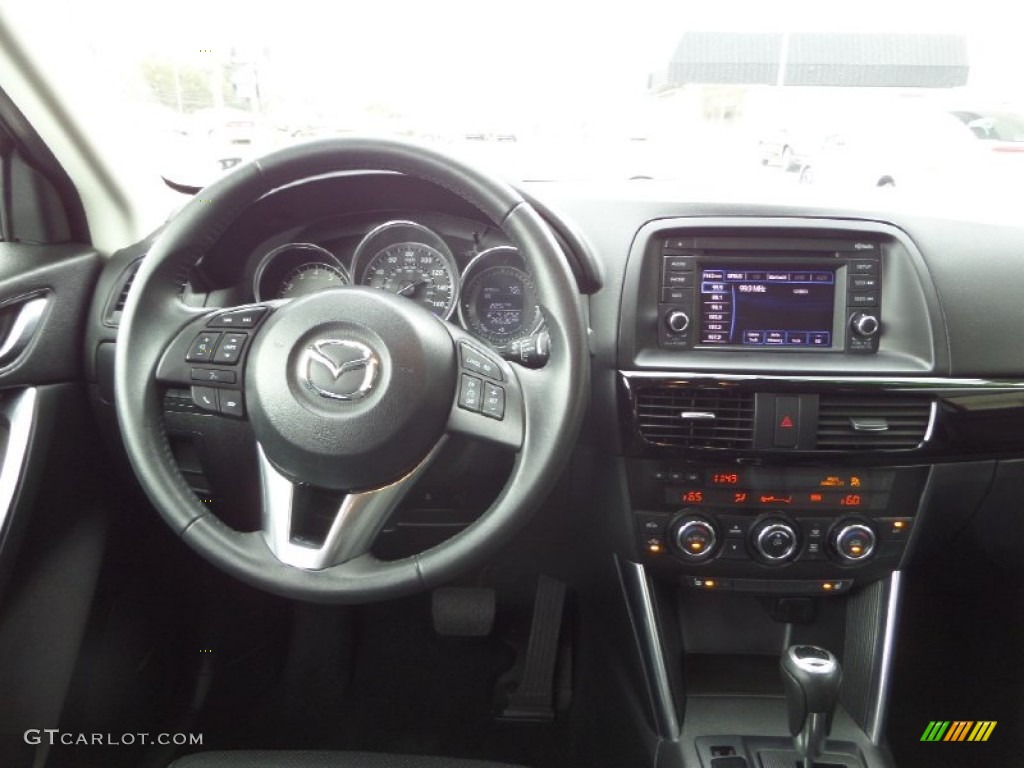 2013 Mazda CX-5 Grand Touring Black Dashboard Photo #90797057
