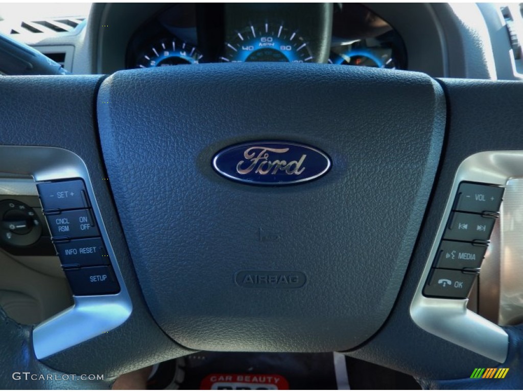 2012 Fusion SEL V6 - Red Candy Metallic / Medium Light Stone photo #26