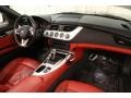 Coral Red Kansas Leather 2009 BMW Z4 sDrive35i Roadster Dashboard