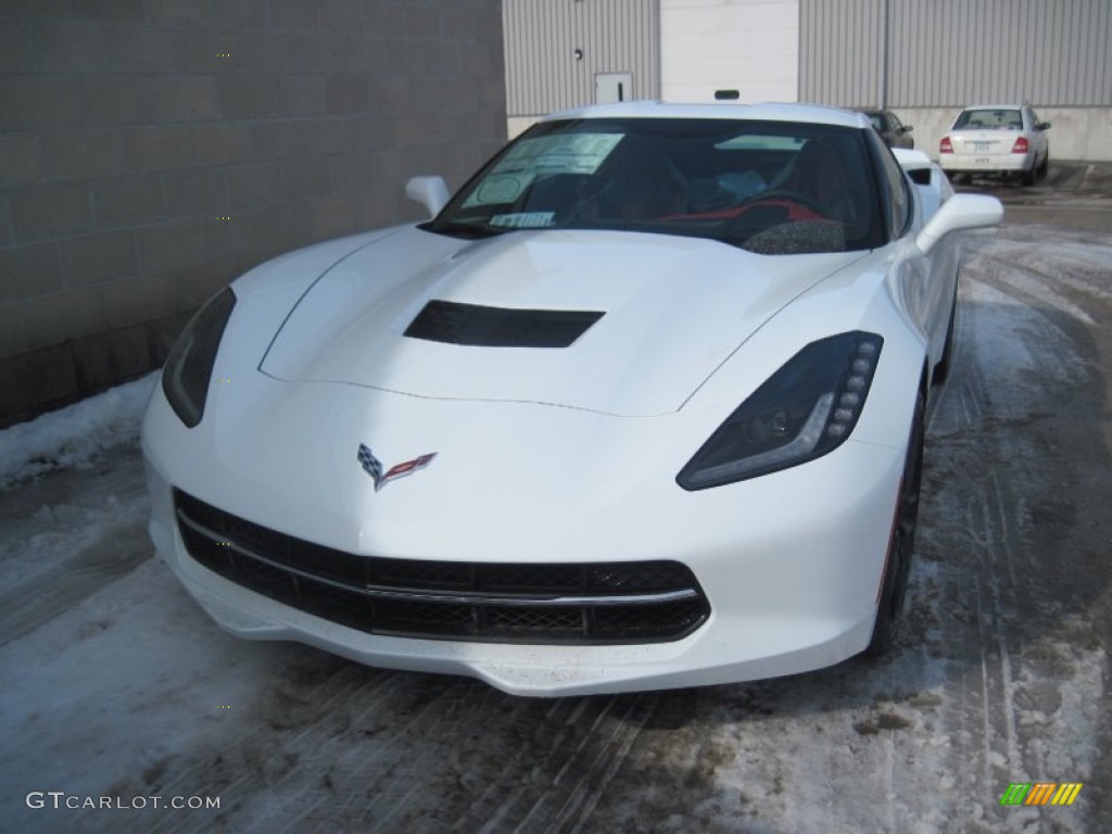 Arctic White 2014 Chevrolet Corvette Stingray Coupe Z51 Exterior Photo #90798615
