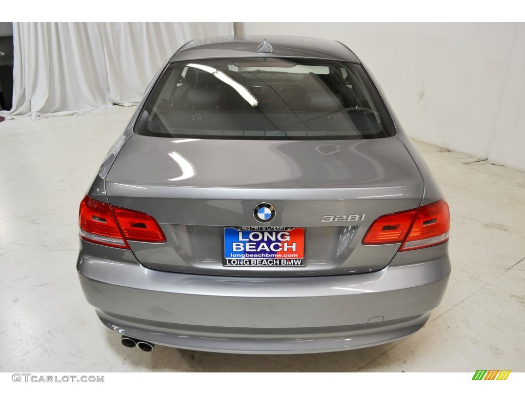 2009 3 Series 328i Coupe - Space Grey Metallic / Black photo #7