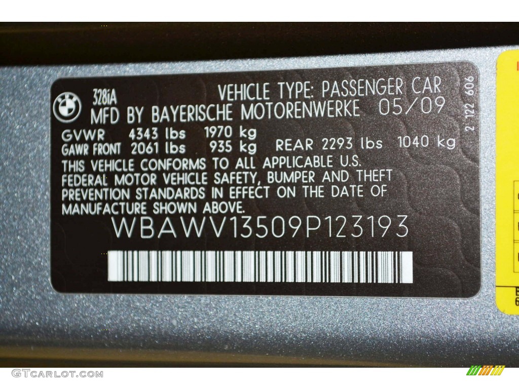 2009 3 Series 328i Coupe - Space Grey Metallic / Black photo #11