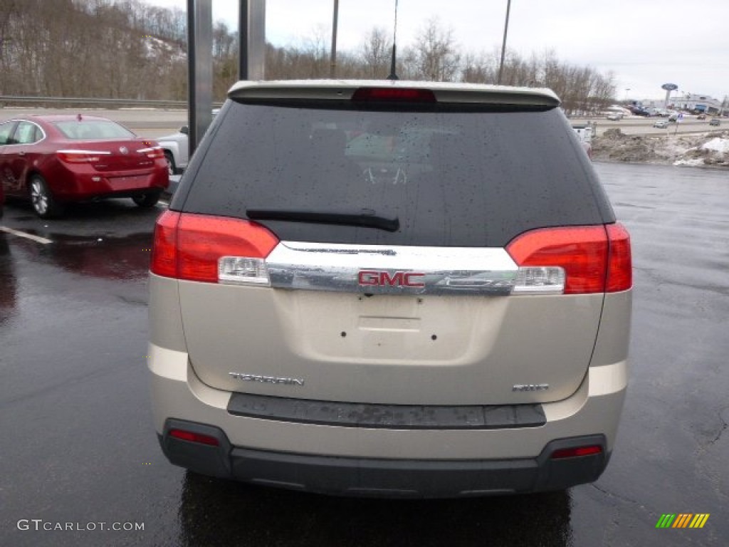 2011 Terrain SLE AWD - Gold Mist Metallic / Jet Black photo #6