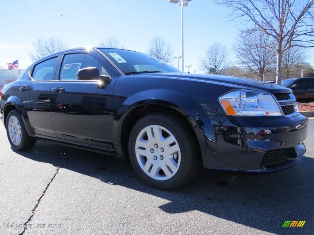 2014 Avenger SE - True Blue Pearl / Black photo #4